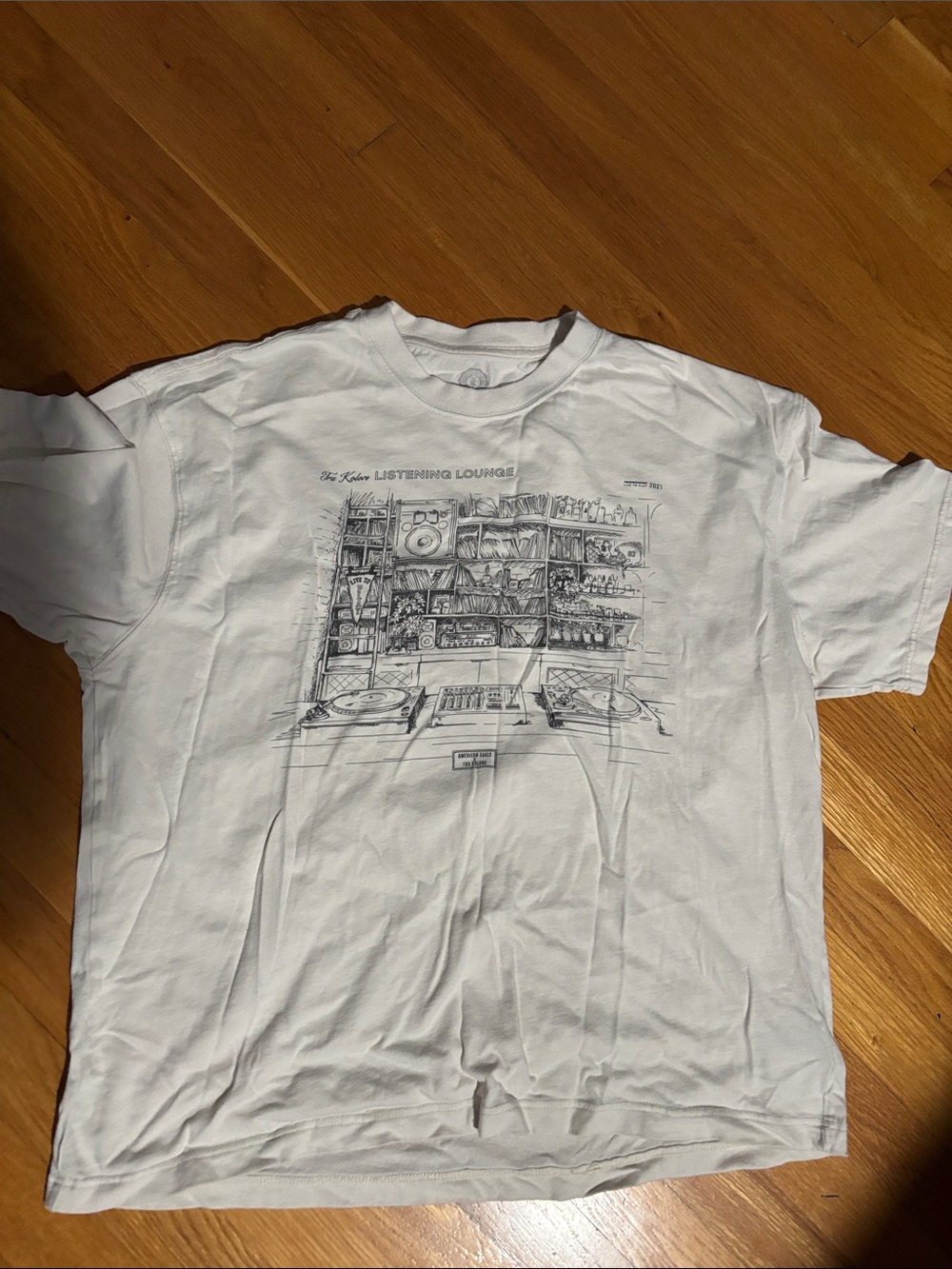 Travis Kelce American Eagle Graphic Crewneck T-Shirt with